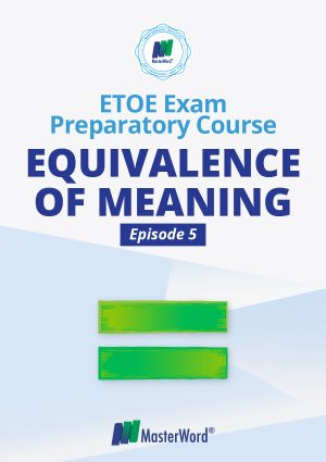 ETOE: Equivalence of Meaning